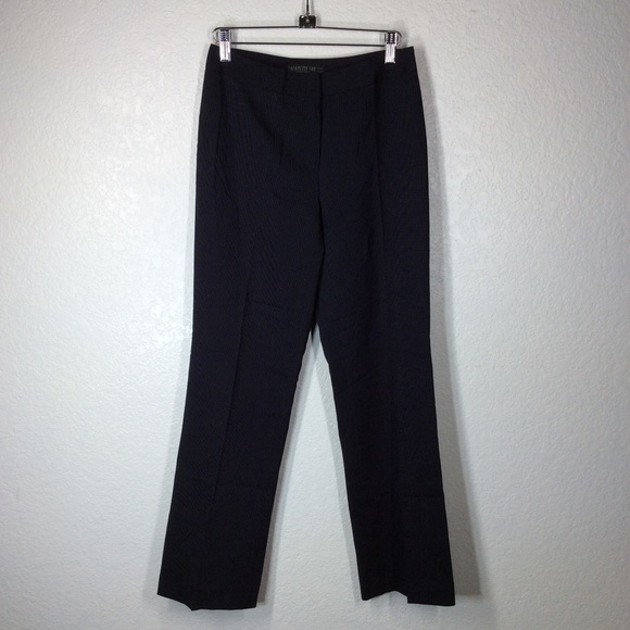 Lafayette 148 New York Pants - Lafayette 148 New York Wool Blend Straight Leg Pants Black Size 0 $278.00